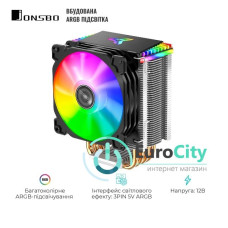 Кулер для процесора Jonsbo CR-1400 Black з ARGB-PWM 4-pin TDP – 160 Вт