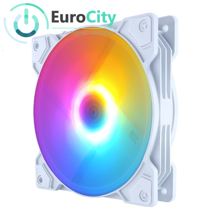 Кулер QiuzAim FS-120 White RGB підсвічування